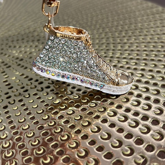 Accessories - Sneaker keychain. Very shiny rhinestones cute detail. Lightweight.